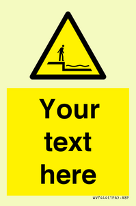 Custom Warning shallow water